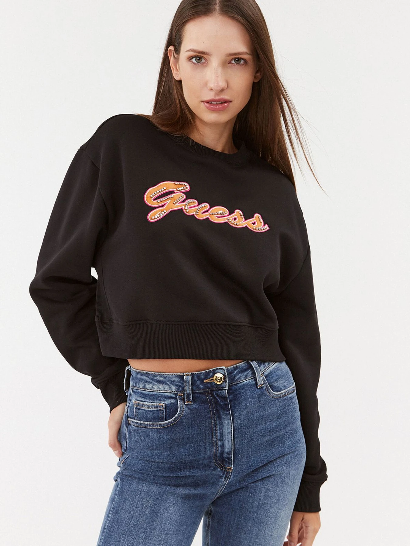 Худі та світшоти GUESS модель W3BQ13.KB681;JBLK Худі та світшоти GUESS модель W3BQ13.KB681;JBLK Фото