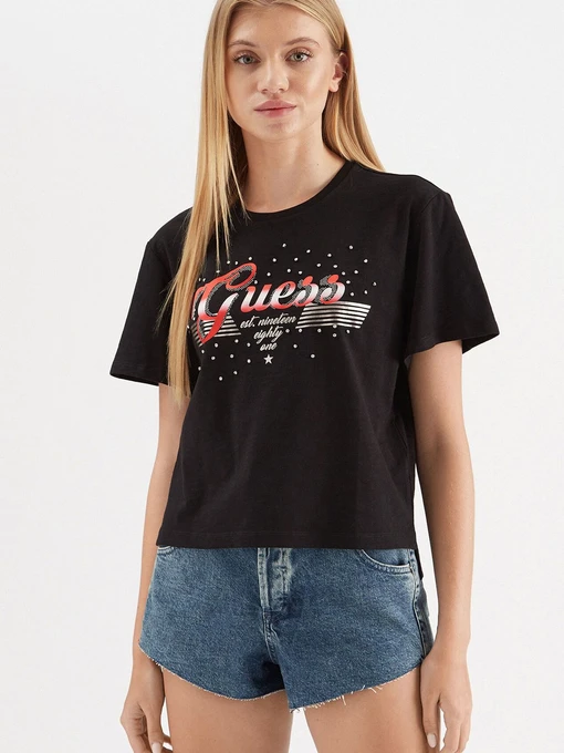 Футболки і поло GUESS модель W3GI33.KB3P0;JBLK Фото