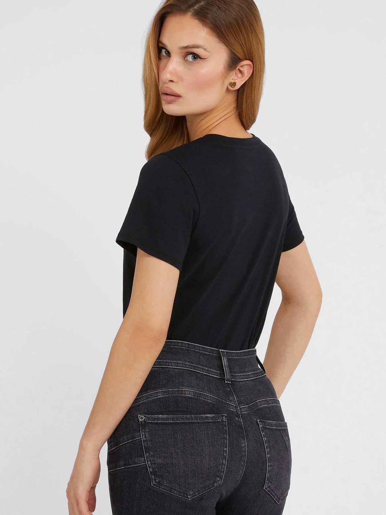 Футболки и поло GUESS модель W3GI76.K8G01;JBLK Фото