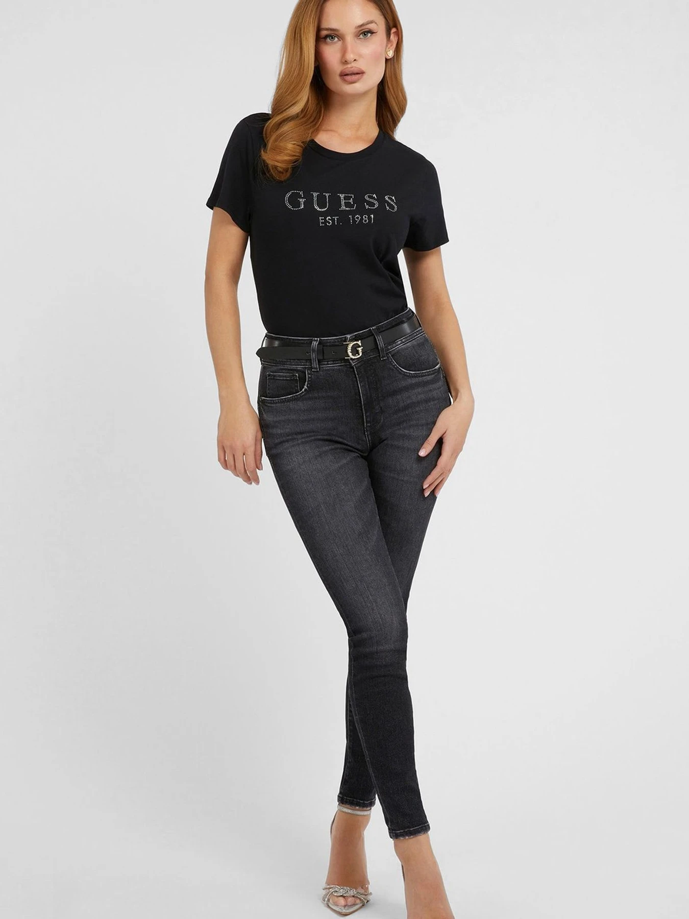 Футболки и поло GUESS модель W3GI76.K8G01;JBLK Фото
