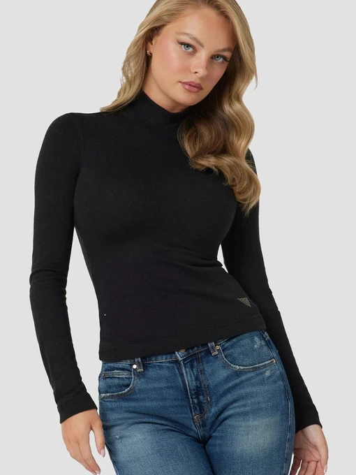 Футболки и поло GUESS модель W4BP14.KCGM2;JBLK Фото