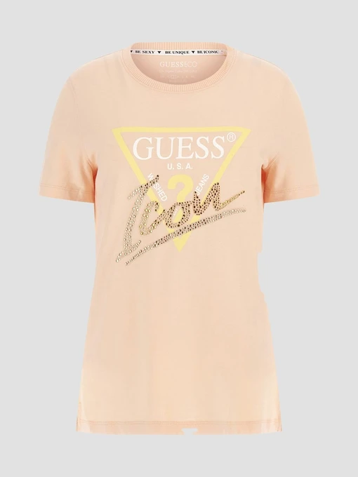 Бавовняна Жіноча Футболка GUESS фото 2