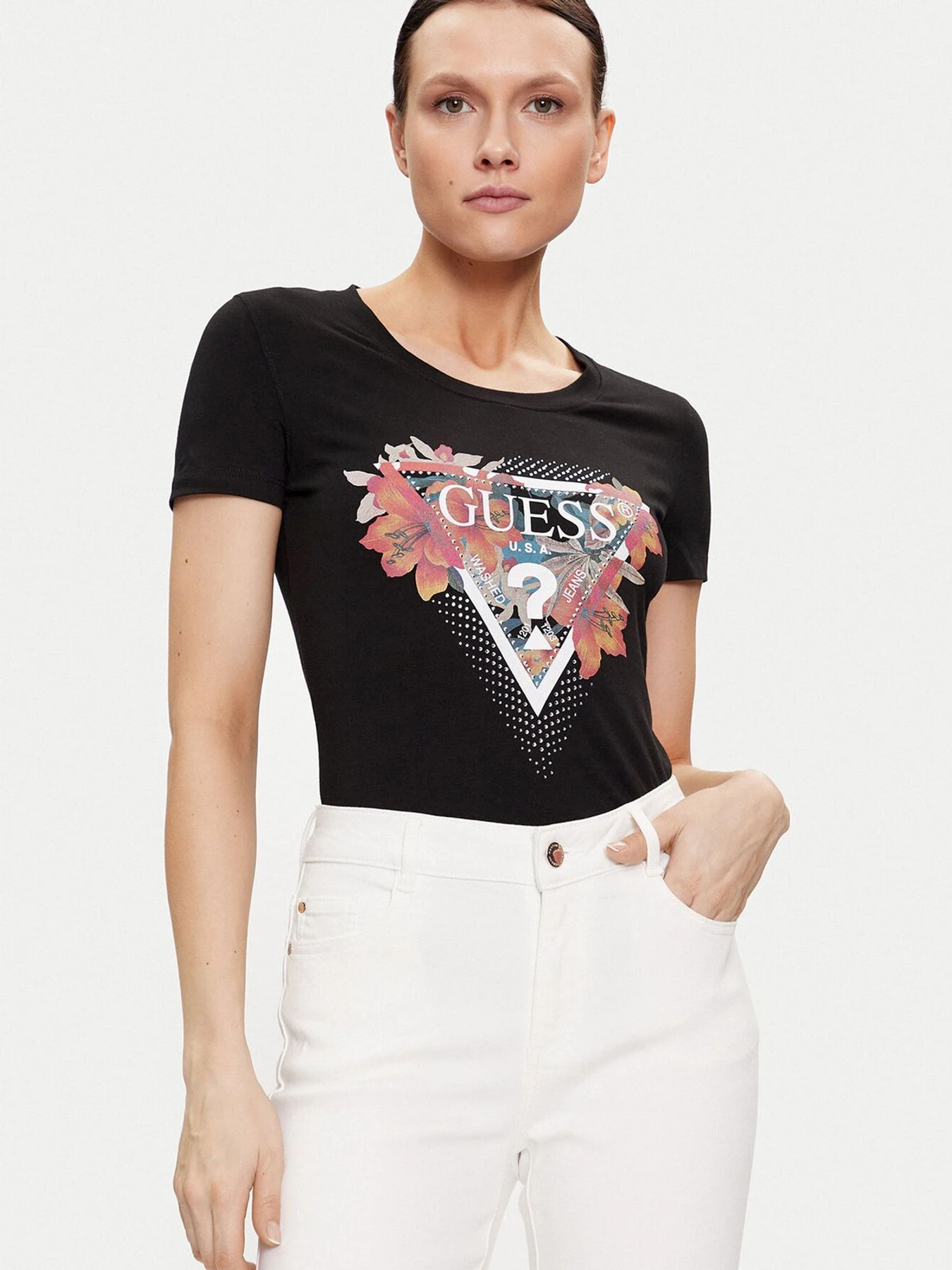 Футболки и поло GUESS модель W4GI62.J1314;JBLK Фото