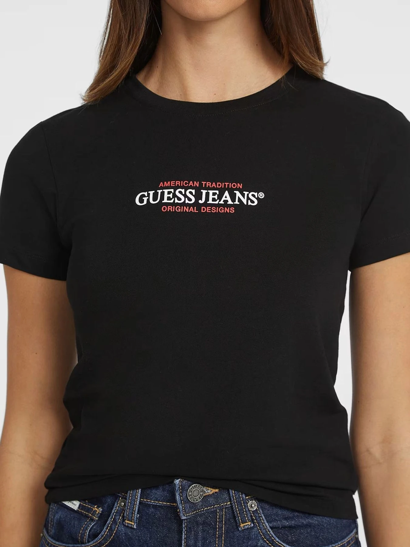 Футболки і поло Guess Jeans модель W4YI03.J1314;JBLK Фото