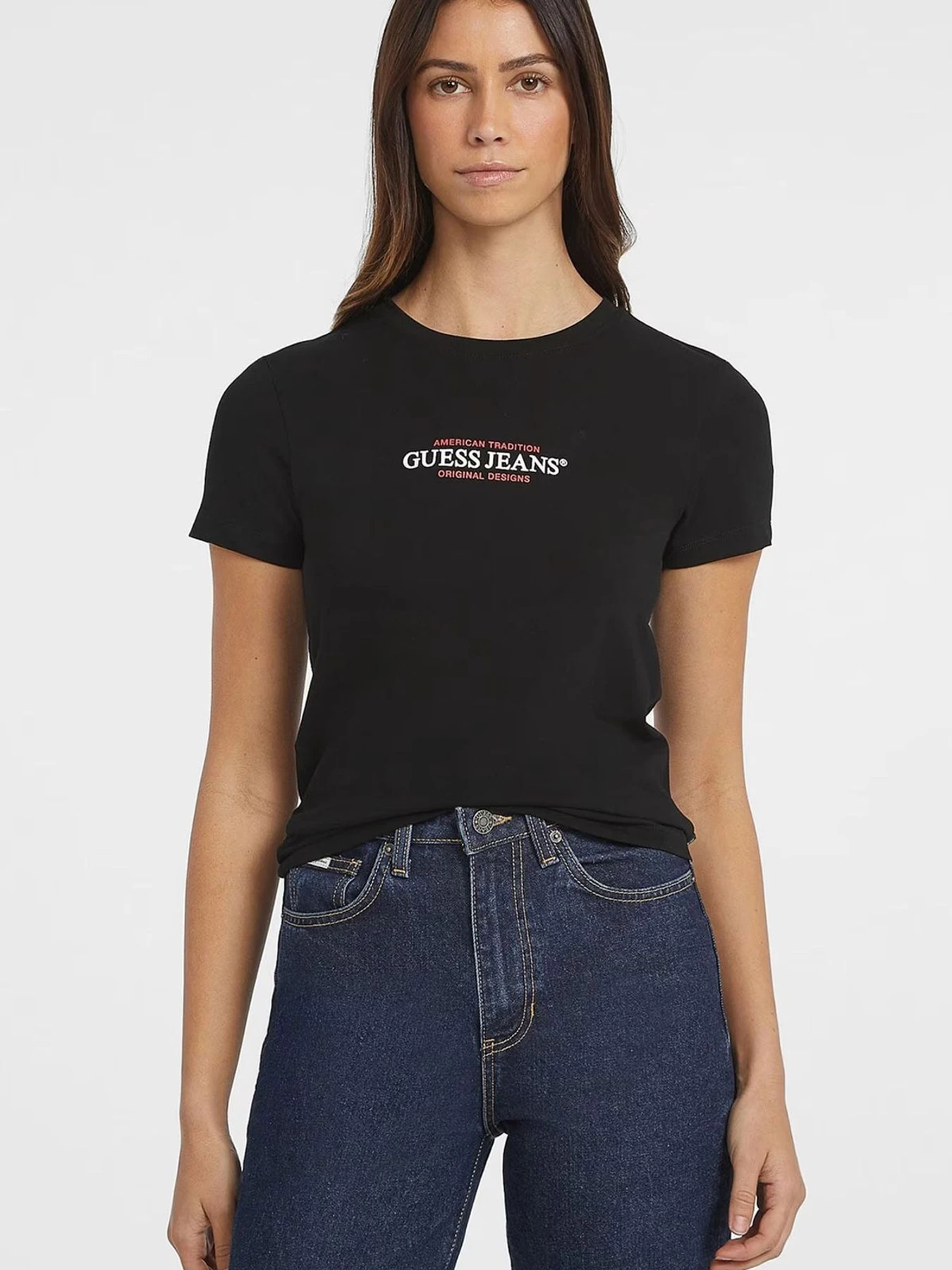 Футболки і поло Guess Jeans модель W4YI03.J1314;JBLK Фото
