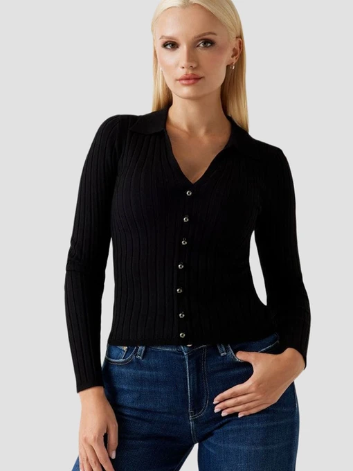 Худи и свитшоты GUESS модель W5BR51.Z2YK2;JBLK Фото