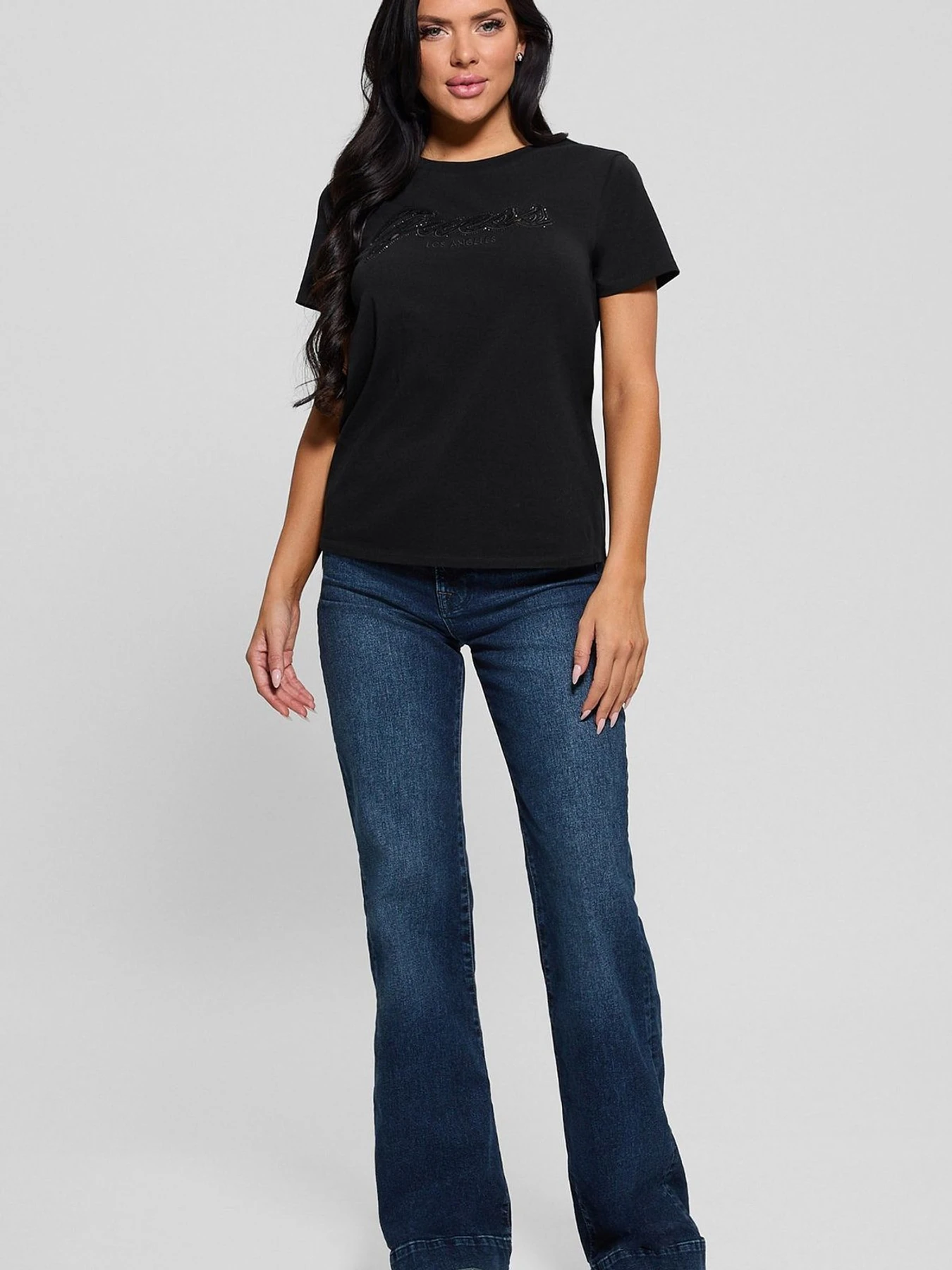 Футболки и поло GUESS модель W5RI08.K9RM1;JBLK Фото