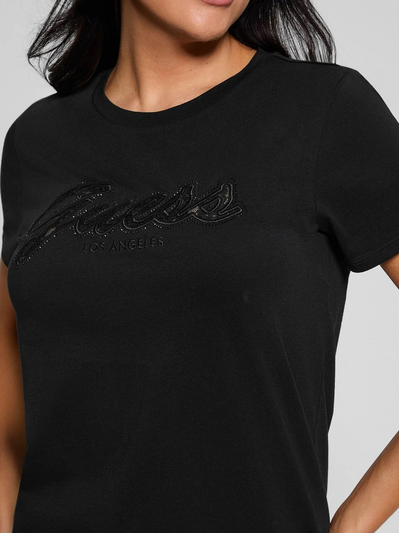 Футболки и поло GUESS модель W5RI08.K9RM1;JBLK Фото