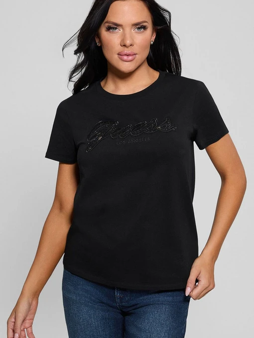 Футболки і поло GUESS модель W5RI08.K9RM1;JBLK Фото