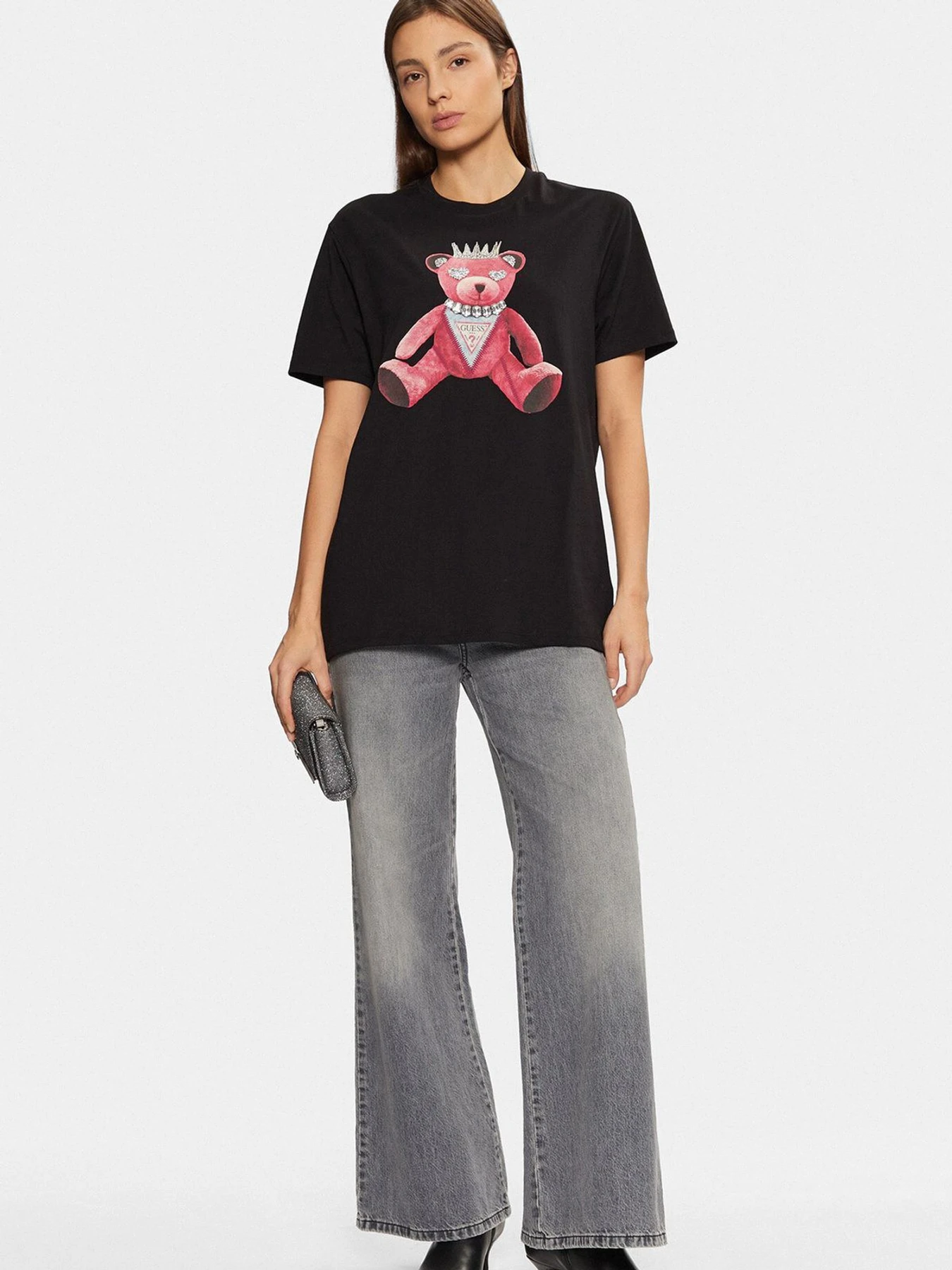 Футболки и поло GUESS модель W5RI30.K9RM1;JBLK Фото