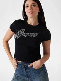 Футболки и поло GUESS модель W5RI68.KA0H1;JBLK Фото
