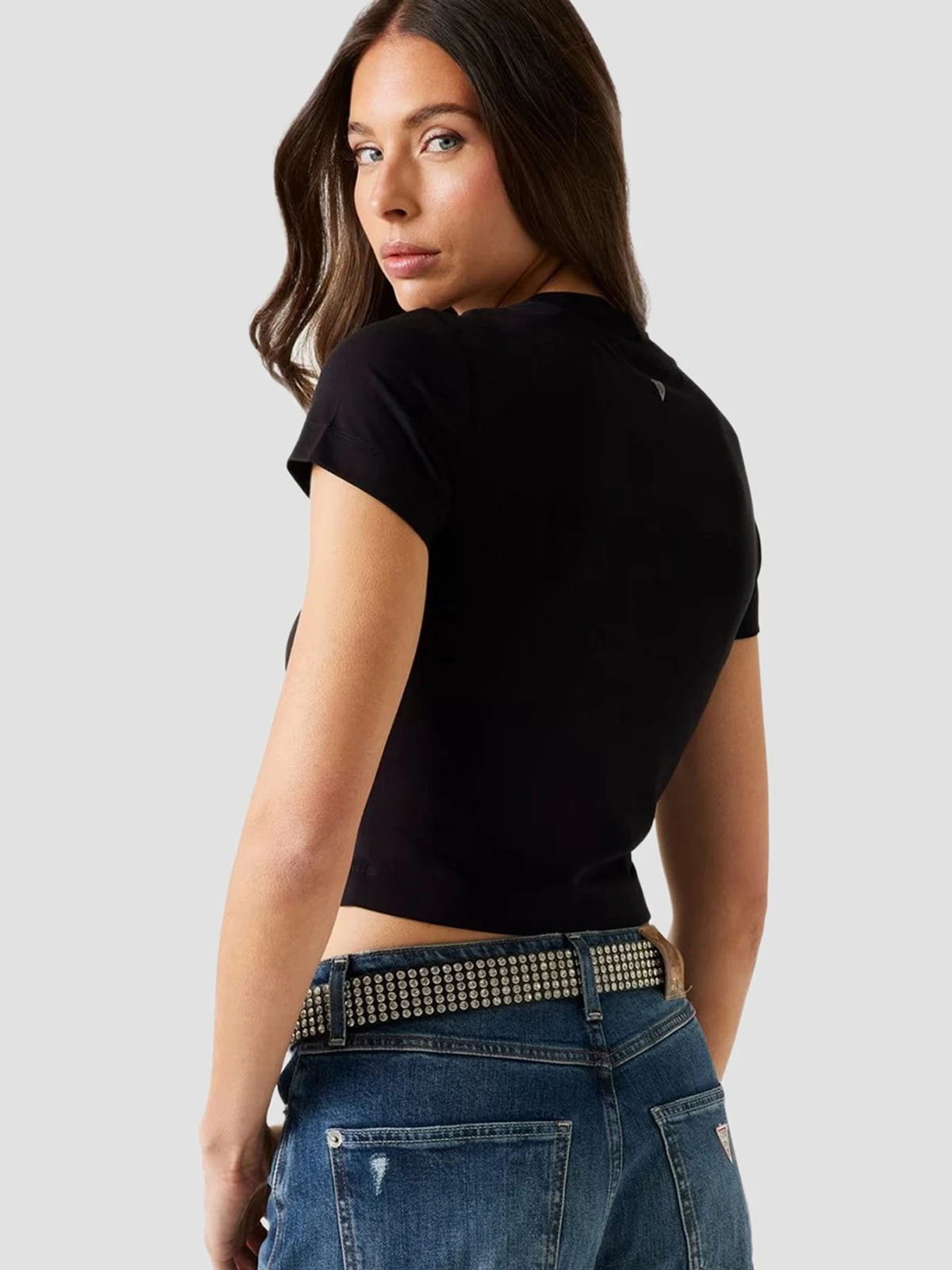Футболки и поло GUESS модель W5YI06.KCYV2;JBLK Фото