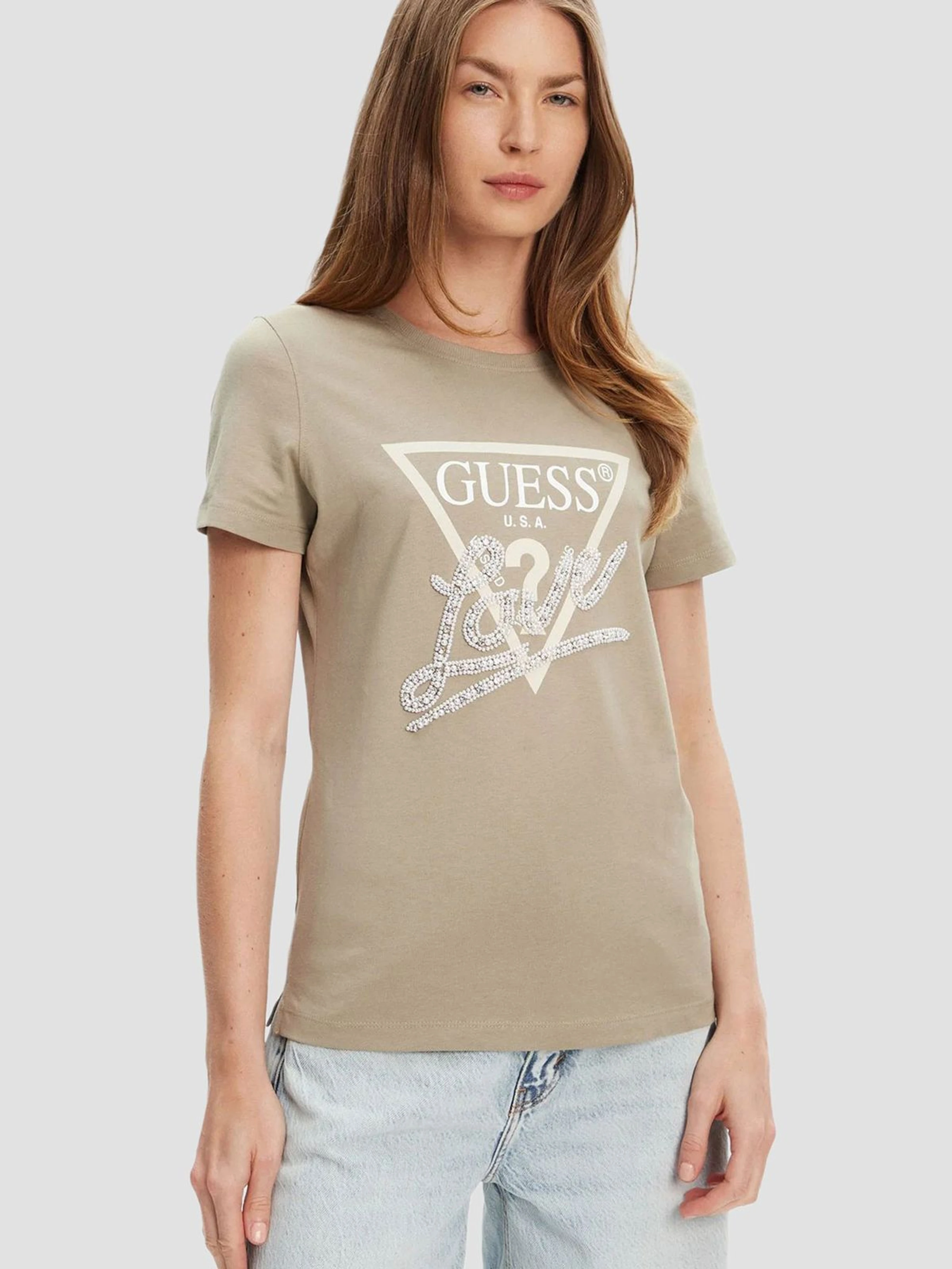 Бавовняна Жіноча Футболка GUESS
