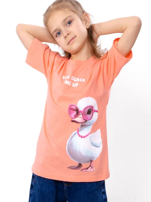 Футболки и поло Носи своє модель 6414-001-33-5-5-temno-persikovij-quack Фото