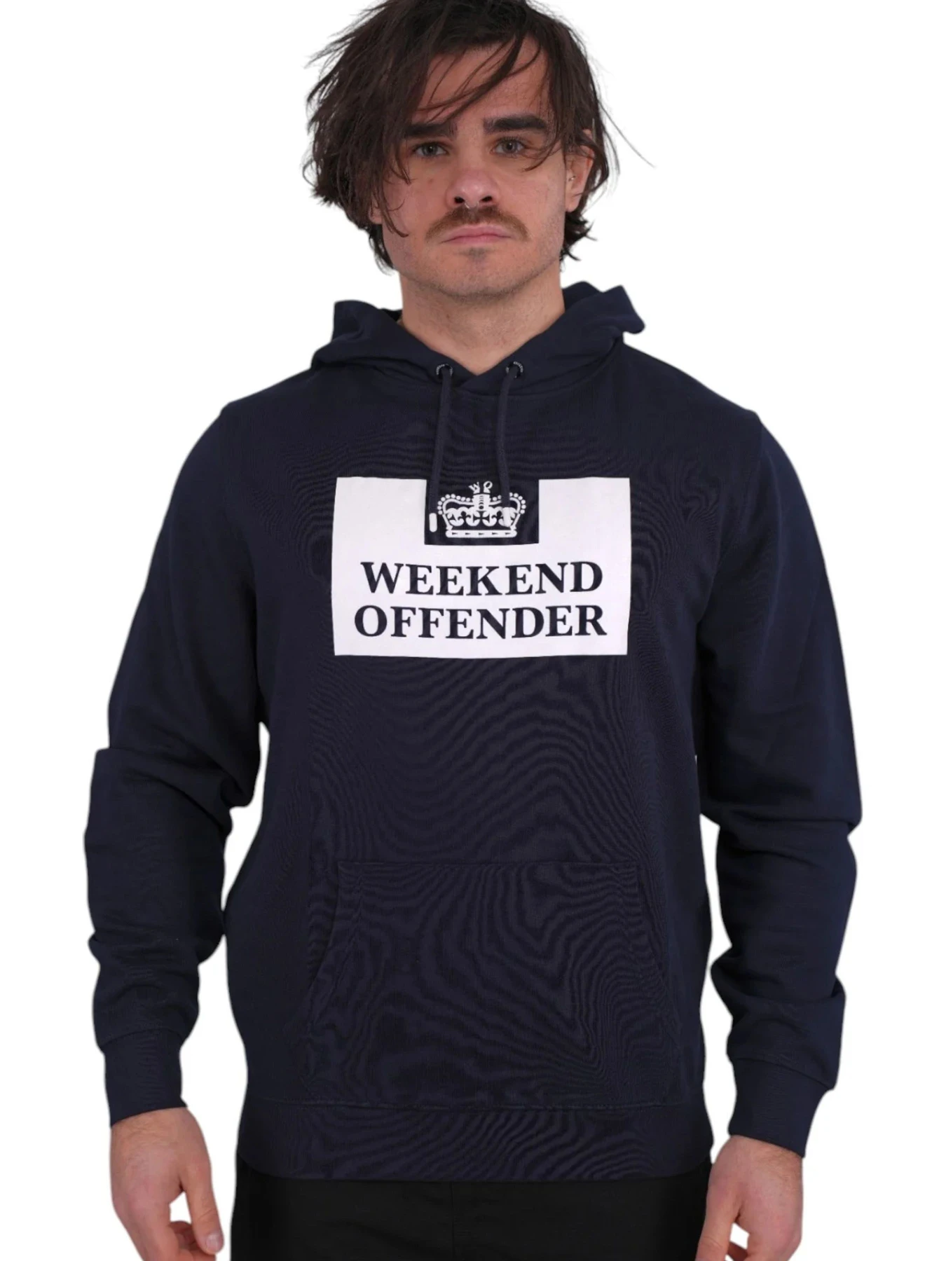 Худі та світшоти Weekend Offender модель WOHD370-NAVY Худі та світшоти Weekend Offender модель WOHD370-NAVY Фото
