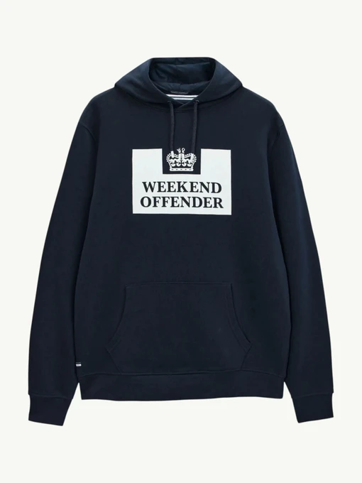 Худи и свитшоты Weekend Offender модель WOHD370-NAVY Фото