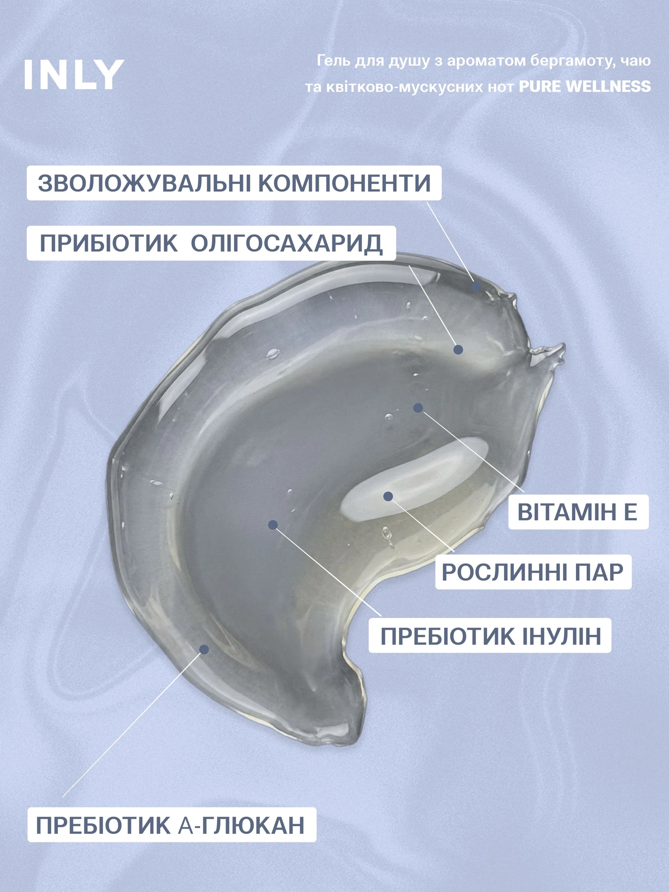 Гель для душа PURE WELLNESS INLY, 150 мл INLY модель 683065 Гель для душа PURE WELLNESS INLY, 150 мл INLY модель 683065 Фото