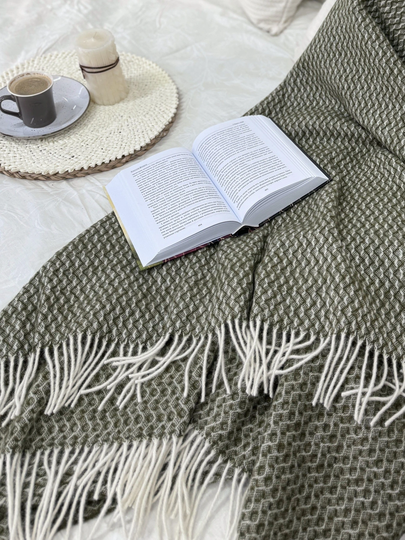 Плед шерстяной из новозеландской шерсти Ecotton модель 24615-1 Плед шерстяной из новозеландской шерсти Ecotton модель 24615-1 Фото