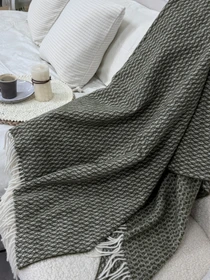 Плед шерстяной из новозеландской шерсти Ecotton модель 24615-1 Фото