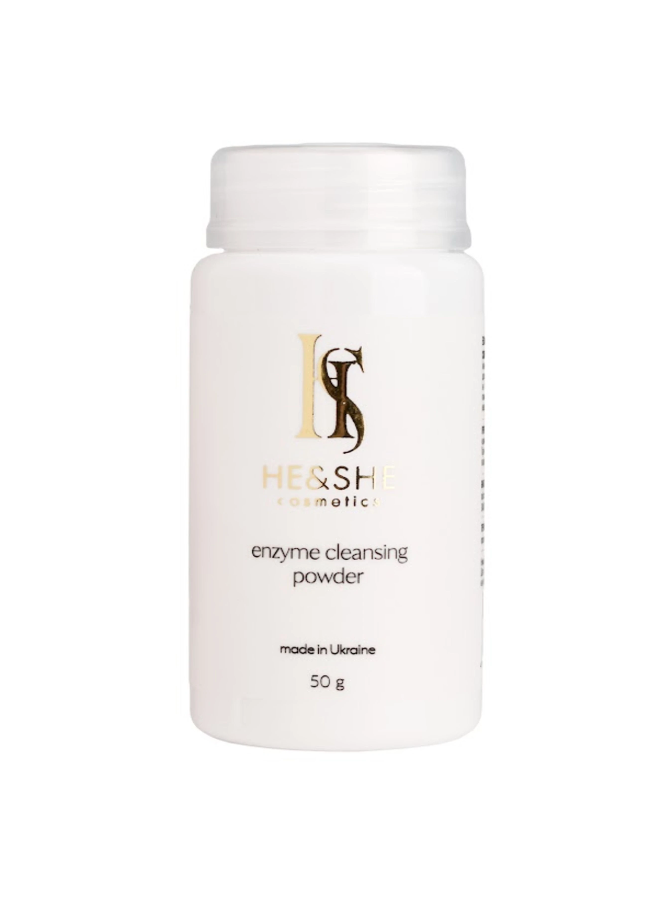 Ензимна пудра-пілінг для обличчя He&She Cosmetics Ензимна пудра