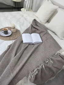 Плед шерстяной с кашемиром Toscana Ecotton модель 24616-2 Фото