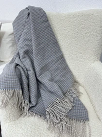 Плед шерстяной с кашемиром Тoscana Blue Ecotton модель 24616-6 Фото
