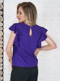 Сорочки ISSA Plus модель 11701_violet Фото