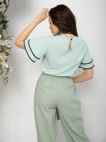 Сорочки ISSA Plus модель SA-180_mint Фото