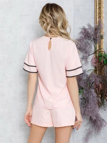 Сорочки ISSA Plus модель SA-180_pink Фото