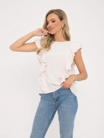 Сорочки ISSA Plus модель SA-267_beige Фото