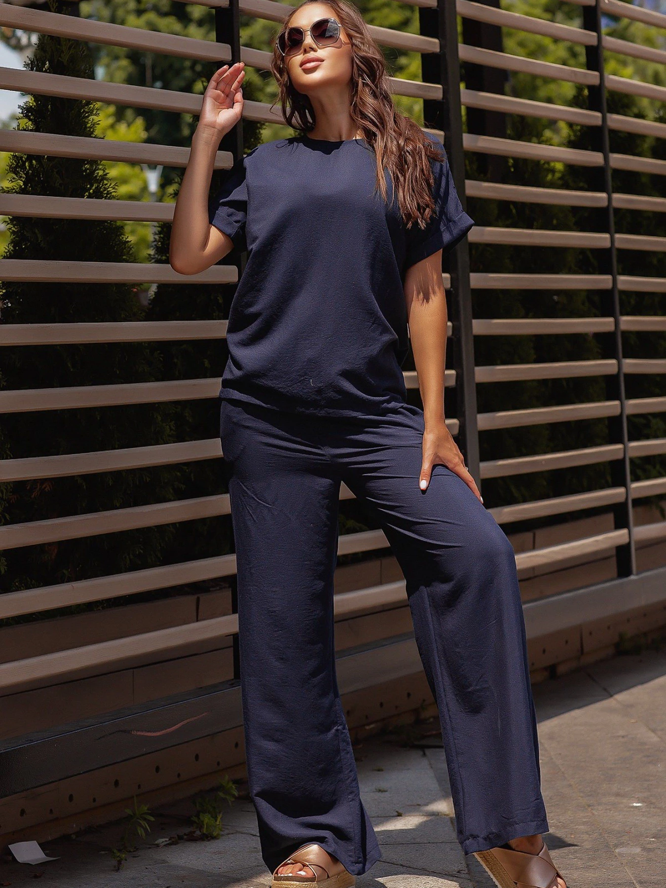 Костюми ISSA Plus модель 12766_blue Костюми ISSA Plus модель 12766_blue Фото