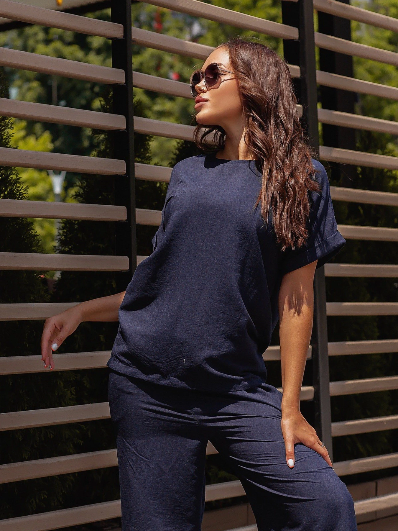 Костюми ISSA Plus модель 12766_blue Костюми ISSA Plus модель 12766_blue Фото