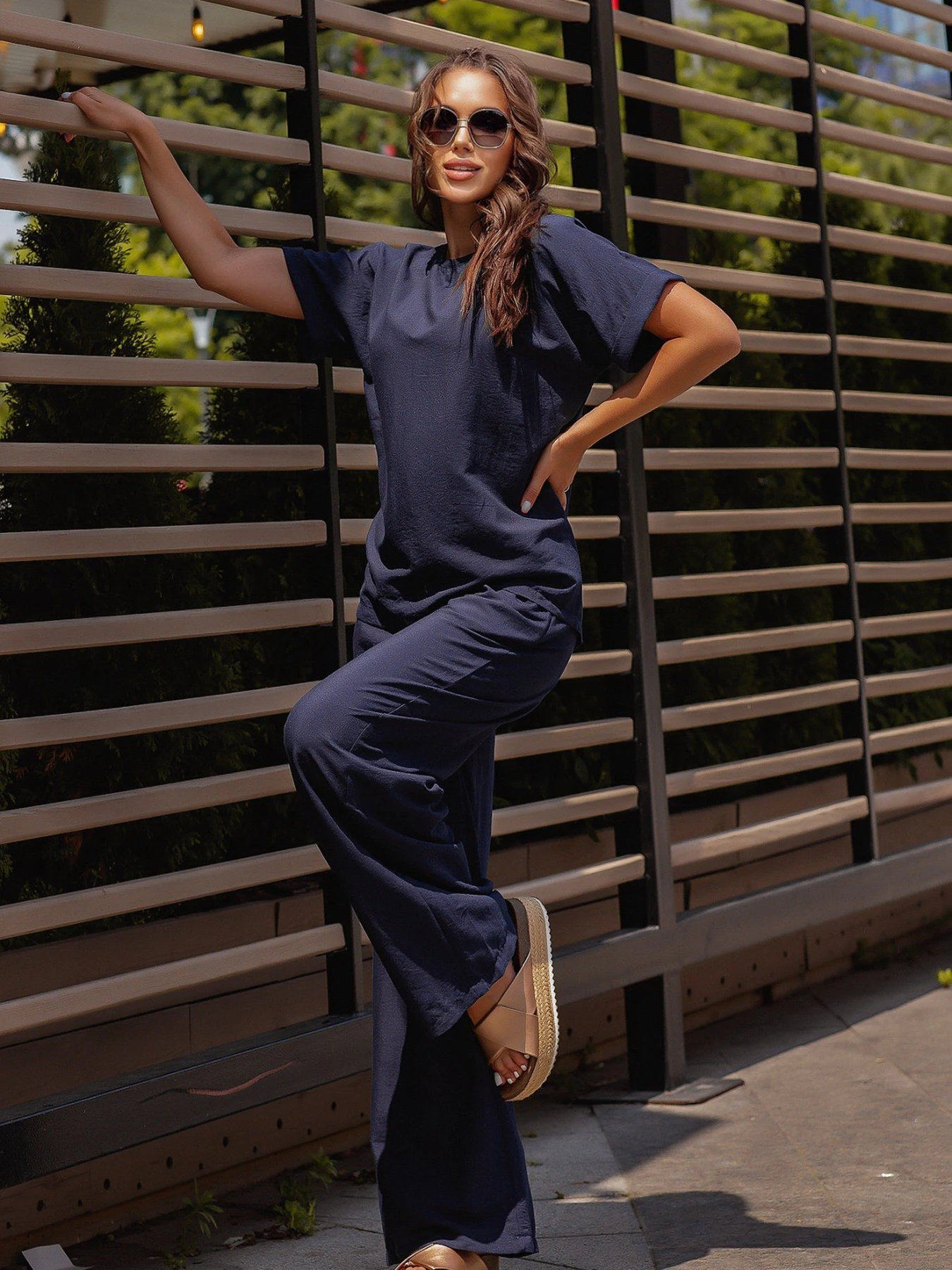 Костюми ISSA Plus модель 12766_blue Костюми ISSA Plus модель 12766_blue Фото