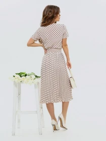 Платья ISSA Plus модель 11533_beige Фото
