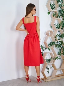 Платья ISSA Plus модель 11782_red Фото