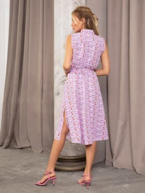 Платья ISSA Plus модель 12680_lilac Фото