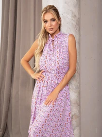 Платья ISSA Plus модель 12680_lilac Фото