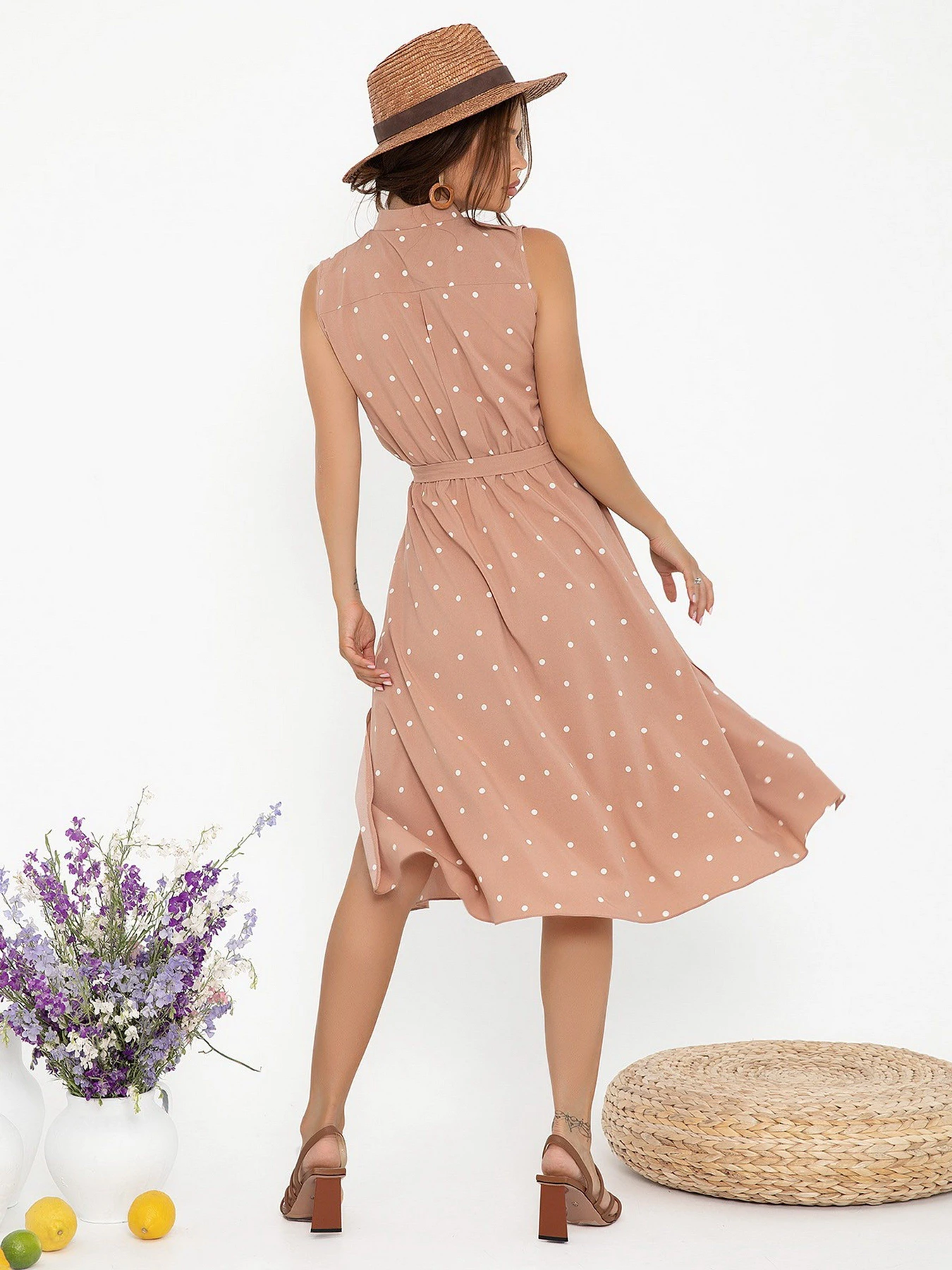 Платья ISSA Plus модель 13018_beige Фото