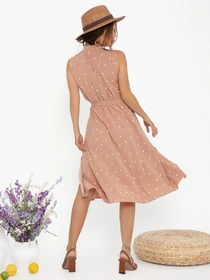Платья ISSA Plus модель 13018_beige Фото