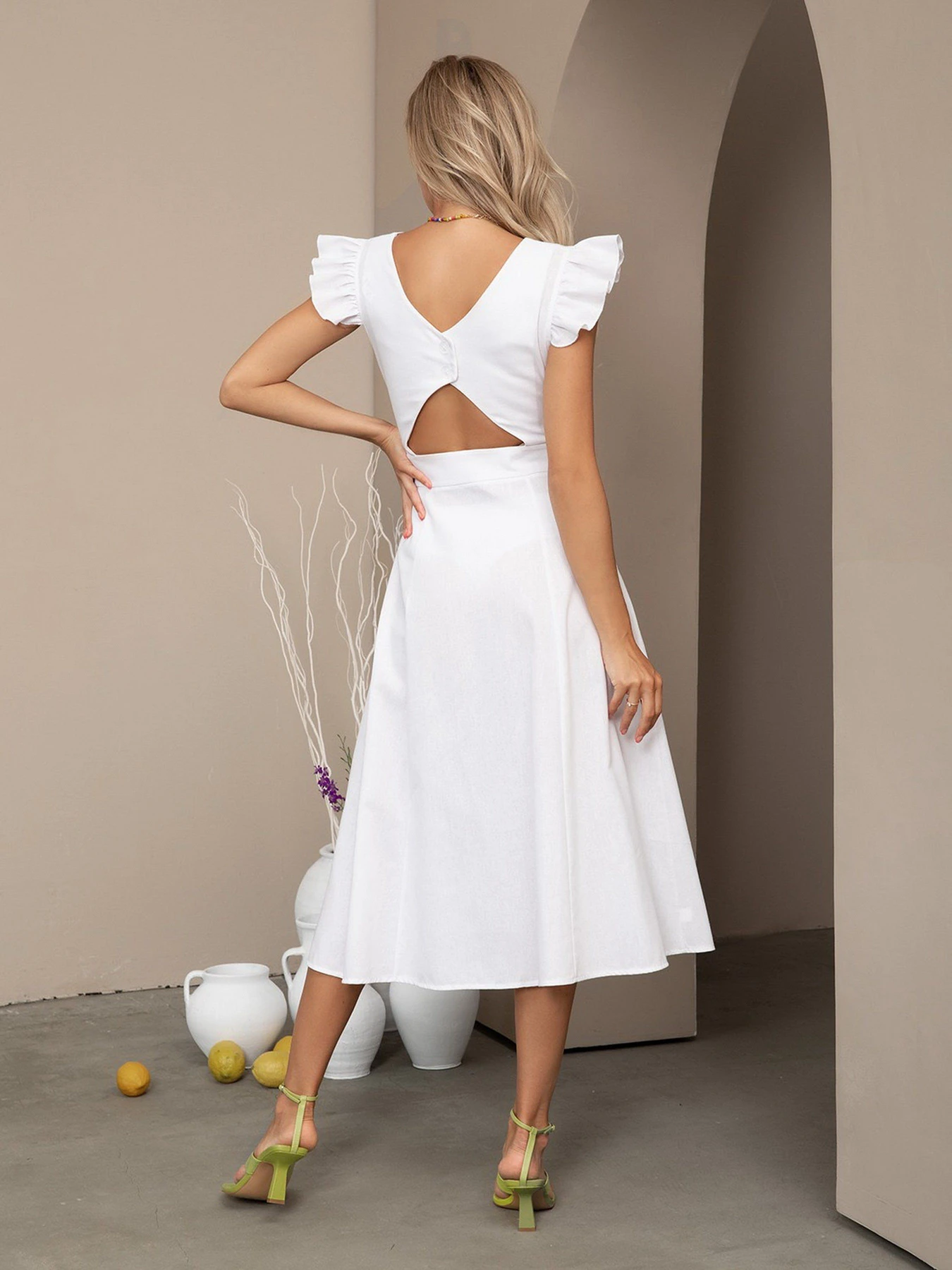 Платья ISSA Plus модель 12803_white Платья ISSA Plus модель 12803_white Фото
