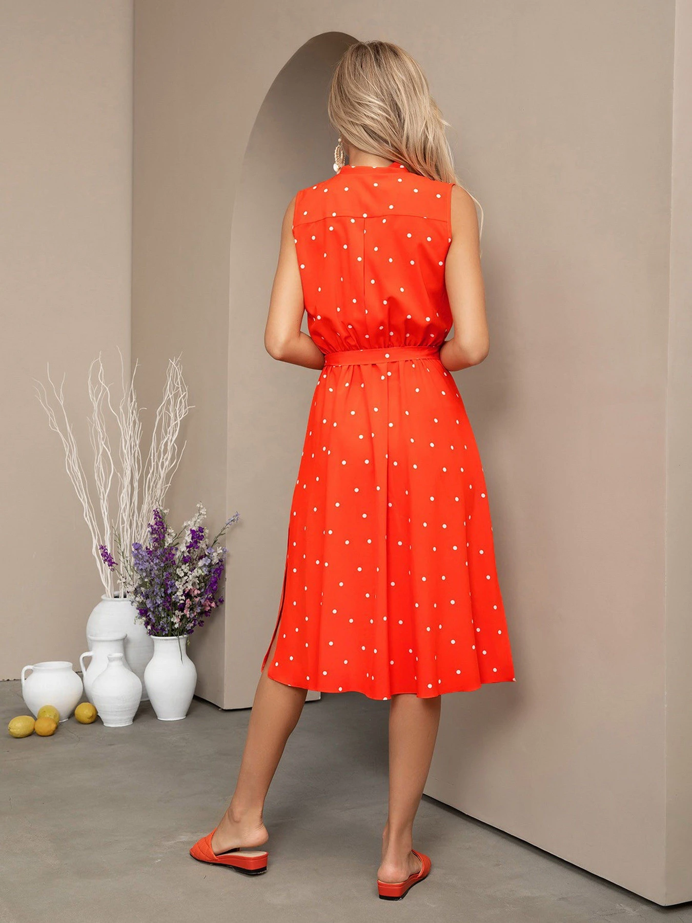 Сукні ISSA Plus модель 13018_orange Сукні ISSA Plus модель 13018_orange Фото