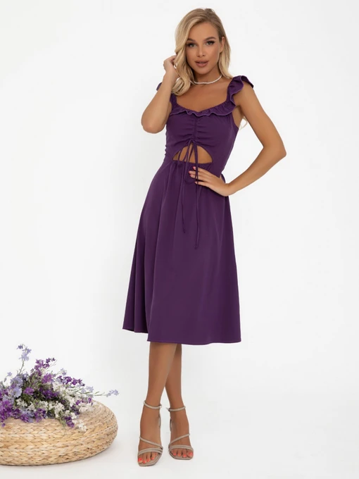 Платья ISSA Plus модель SA-273_violet Фото