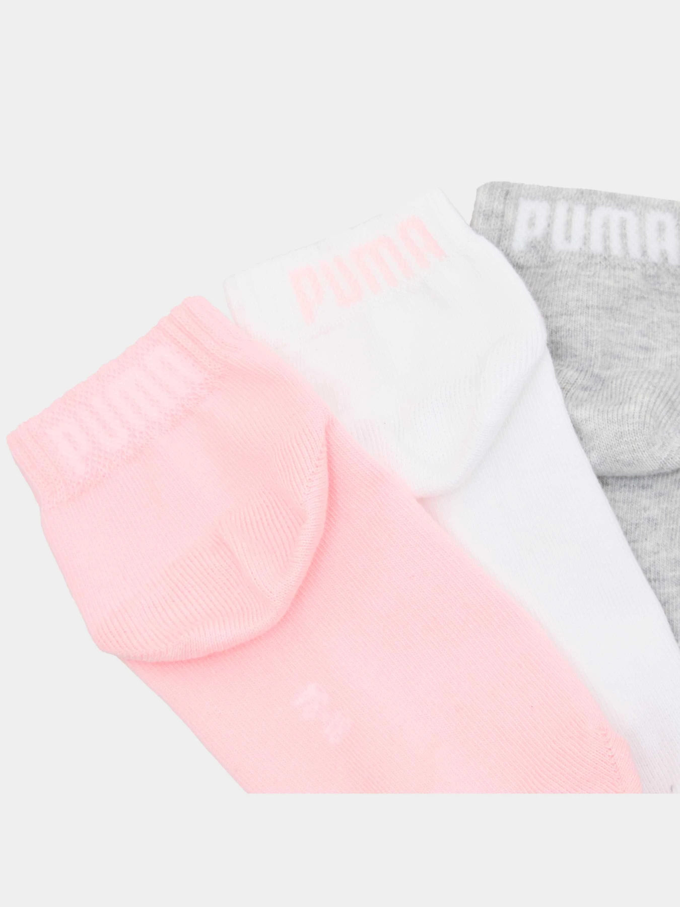 Носки и гольфы PUMA Kids Plain Quarter 3p модель 938809 Носки и гольфы PUMA Kids Plain Quarter 3p модель 938809 Фото