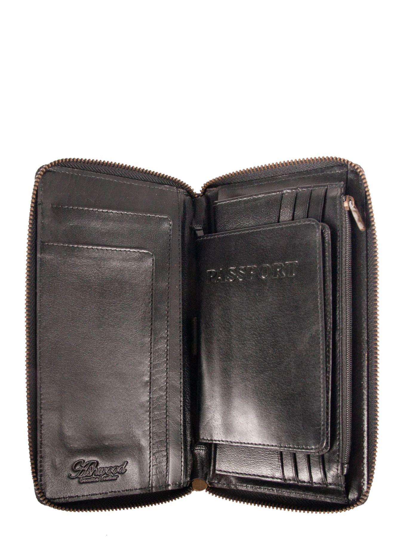 Гаманці Ashwood Leather модель TW01 BLACK Фото