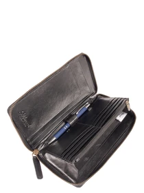 Гаманці Ashwood Leather модель TW01 BLACK Фото