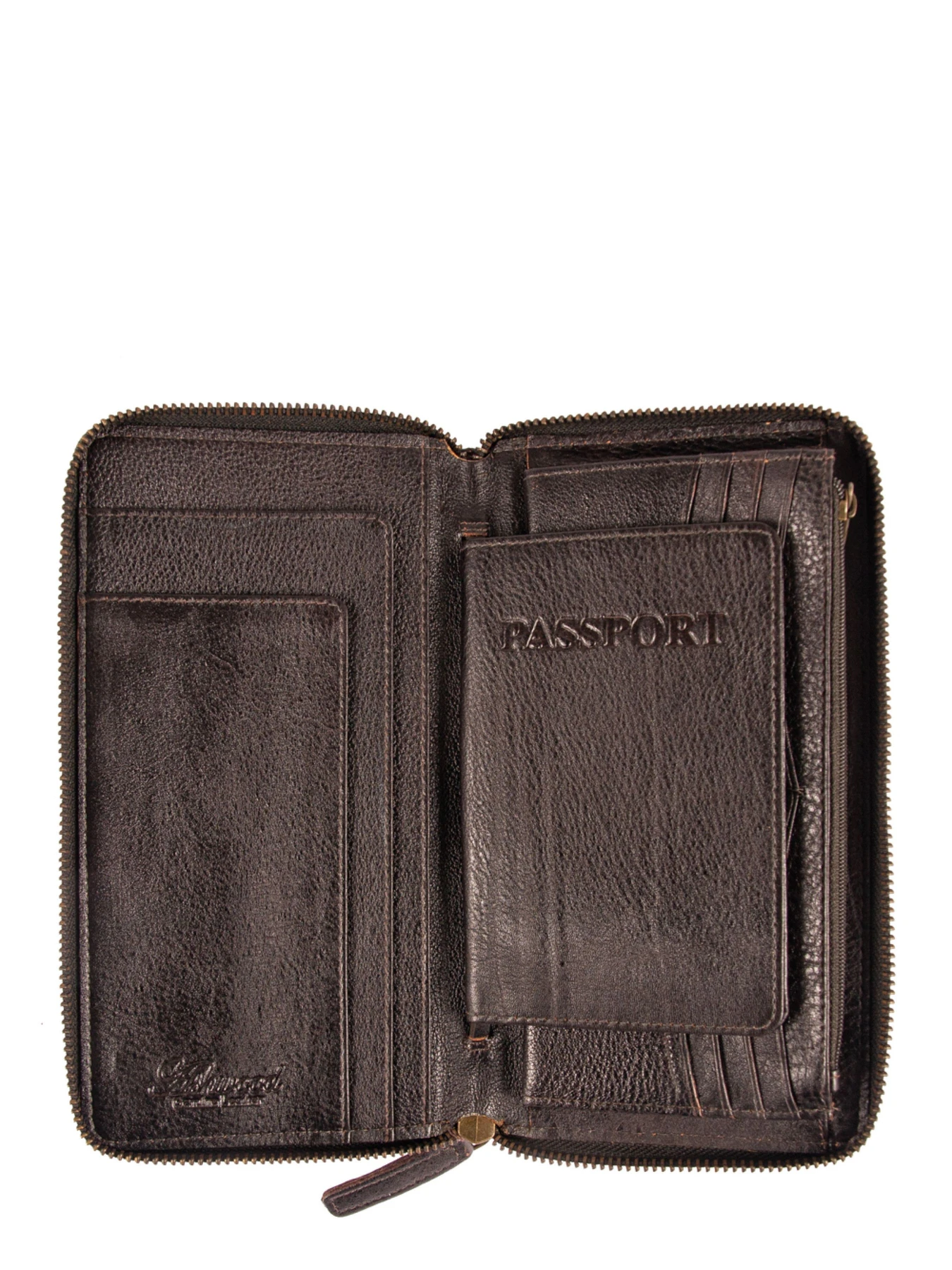 Кошельки Ashwood Leather модель TW01 BRN Фото