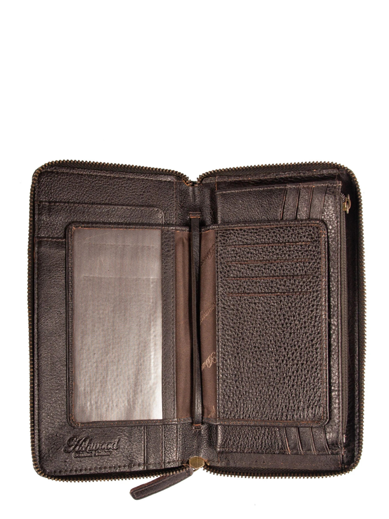 Кошельки Ashwood Leather модель TW01 BRN Фото