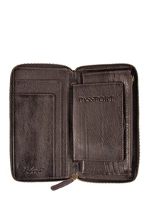 Кошельки Ashwood Leather модель TW01 BRN Фото