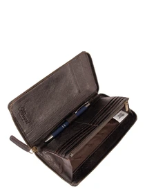 Кошельки Ashwood Leather модель TW01 BRN Фото
