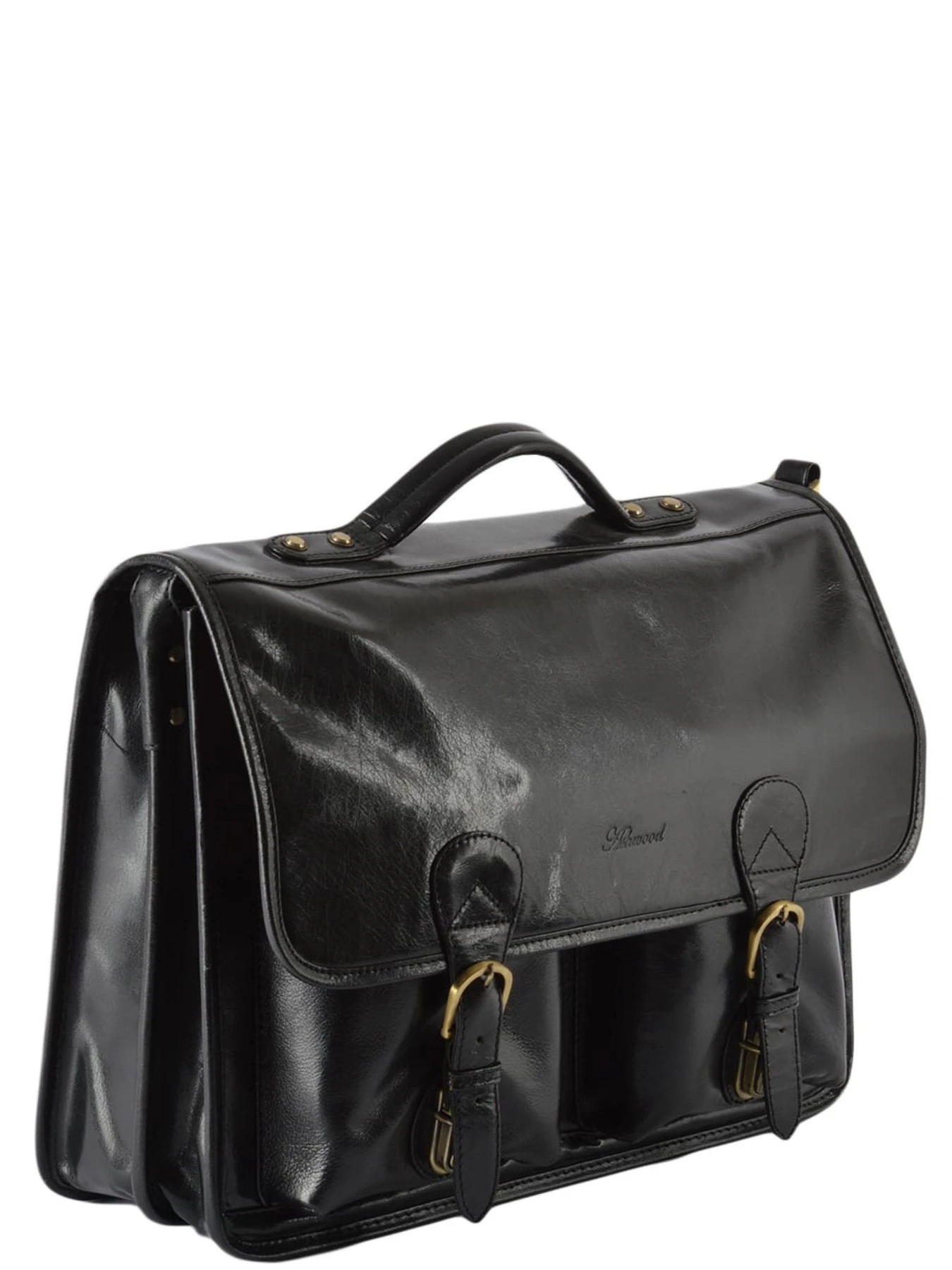 Сумки Ashwood Leather модель 8190 BLACK Сумки Ashwood Leather модель 8190 BLACK Фото